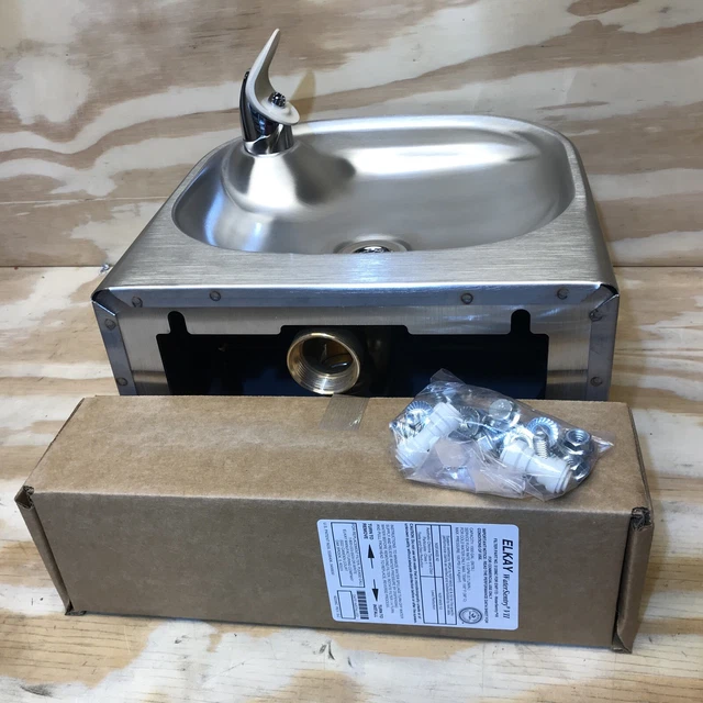 Elkay Drinking Fountain (LNTE8C C) (LNTED8FC) With Hardware,