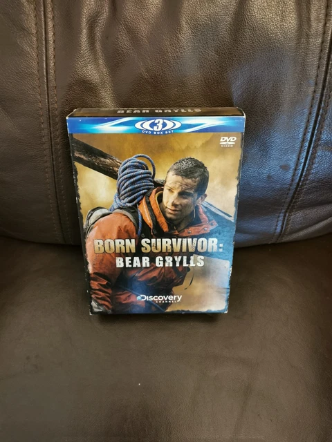 Free Post! Bear Grylls- Born Survivor Box Set Dvd
