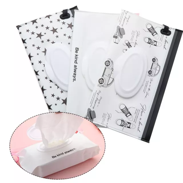 Product Flip Cover Stroller Accessories Wet Wipes Bag Tissue Box Cosmetic Pouch