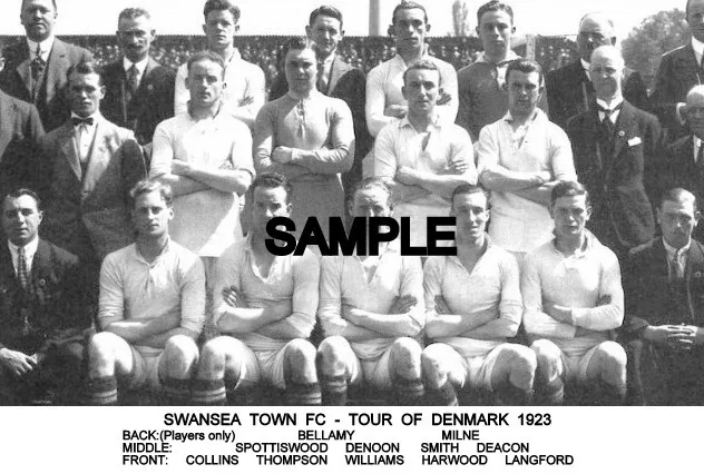 Swansea Town  FC 1923 Tour Team Photo