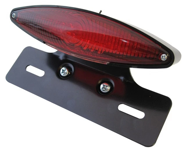 Feu Arrière LED Moto WASTUO - Style Rétro Vintage | Personnalisable Pour Customisation