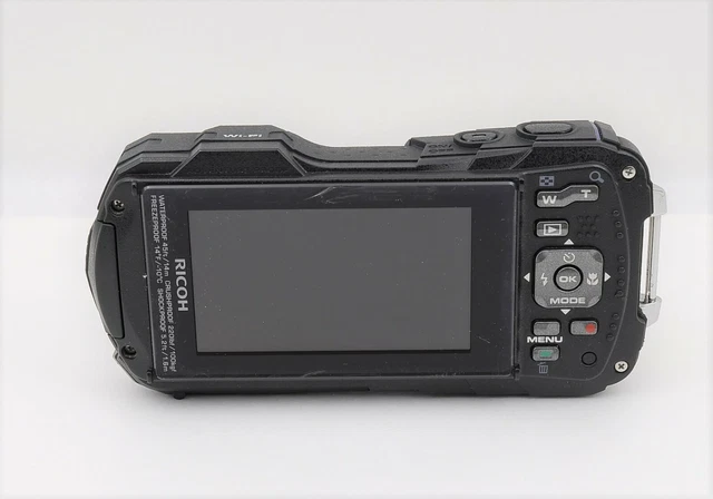 【Near Mint】RICOH Waterproof digital camera RICOH WG-40 Blue  From Japan 4