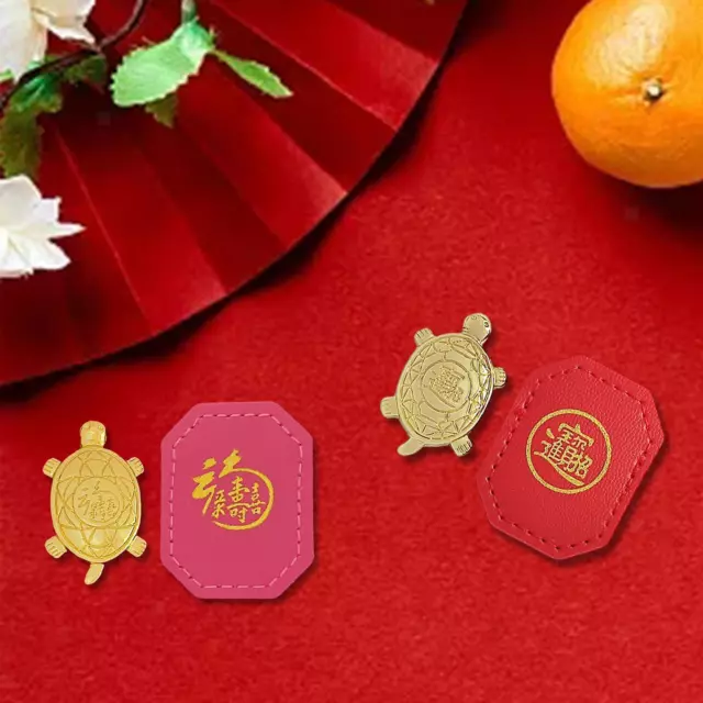 Feng Shui-Schildkröte, dekorativ, lockt Reichtum mit Glücksbringern aus