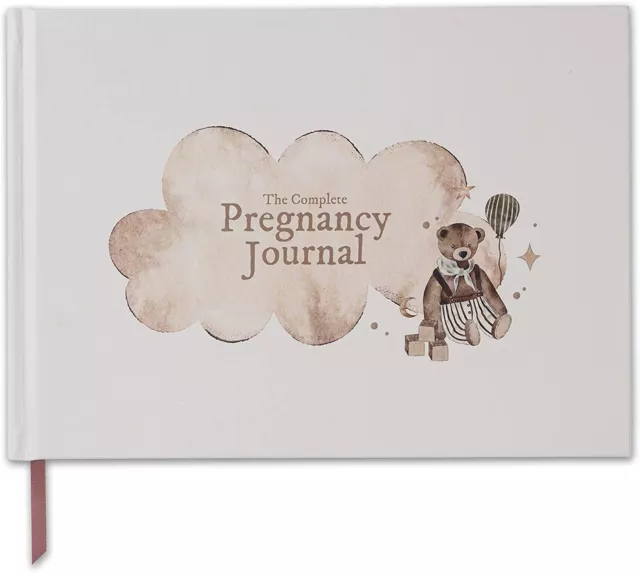 Pregnancy Journal Memory Book - Pregnant Gift Books For New Mothers (Teddy Bear)