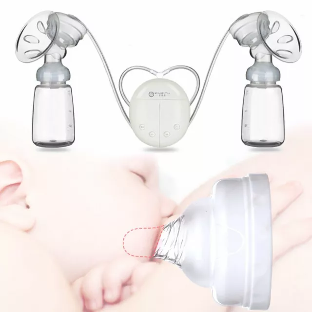 Double Electric Breast Pump Automatic Intelligent Handfree USB Charging Feeder