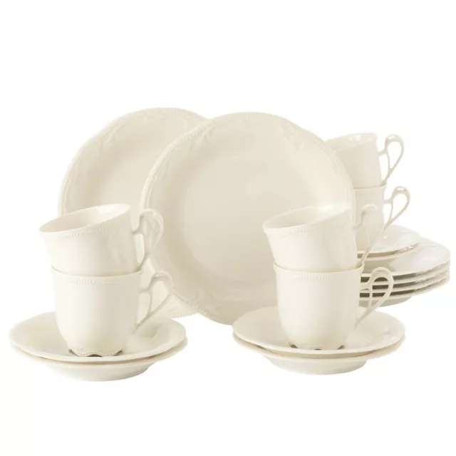 Seltmann Weiden Rubin Cream Servicio de Café 18-tlg