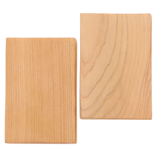 2 Pcs Wood Board Unfinished Wood Block Unfinished Wooden Square Child