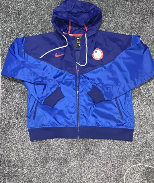 Nike USA Olympic team Full Zip Jacket Hoodie RARE ONLY ONE LISTED