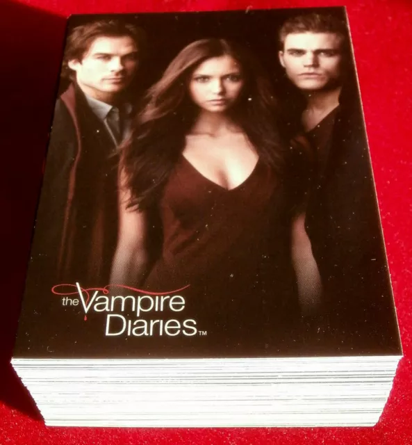 VAMPIRE DIARIES - Staffel 1 - KOMPLETTES BASISSET (63 Karten) - Cryptozoic 2011