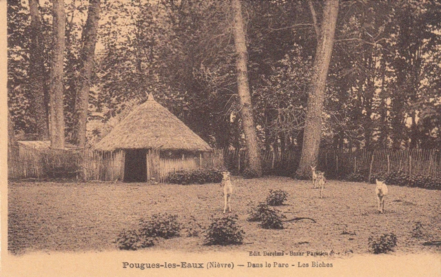 POUGUES-LES-EAUX dans le parc les biches éd dereims