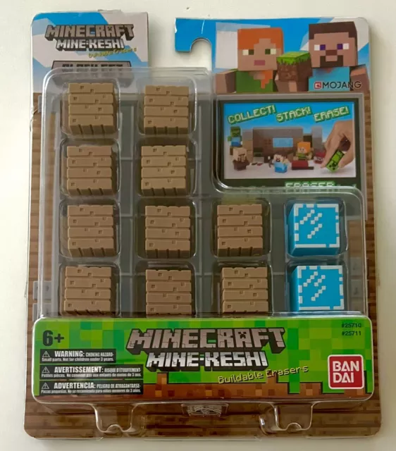 Minecraft Mine-Keshi Cobblestone & Wooden Door Block Set 