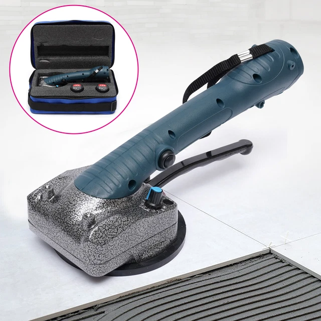 Vibratore piastrelle vibratore piastrelle agitatore piastrelle con batteria + caricabatterie