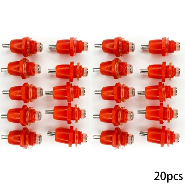 Abbeveratoio Automatico Per Polli | Set 5 Pezzi | Valvola A Beccaggio | Materiale ABS Resistente - Foto 8