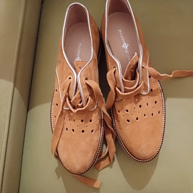 Sneakers Compensées Arcus - Nubuck Marron - Semelles Hévéa Naturel - Taille 37 - Très Bon état