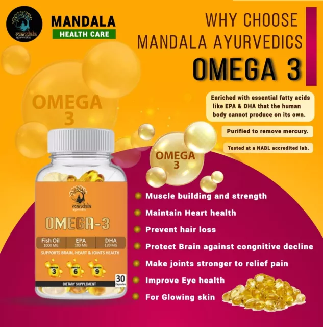 High Strength Omega 3 Fish Oil Softgel 1000 mg