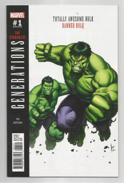 Generations Banner Hulk / Totally Awesome Hulk # 1 * Variant * Near Mint