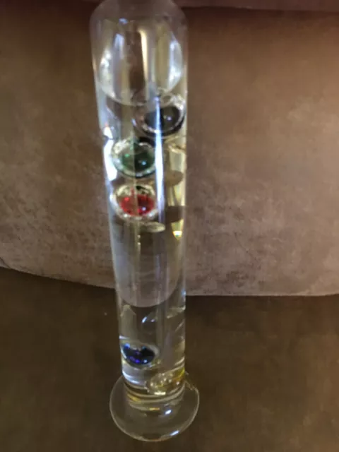 Galileo Thermometer 35Cm High Tall Indoor Decorative