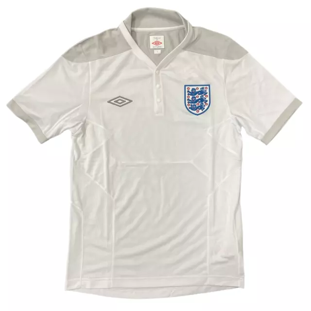 England Men's Football T-Shirt (Size S) Umbro Training Top - New