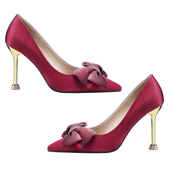Party Wedding Dress Shoes High Heels Fall Heels Clear Pumps Women Heels Sexy