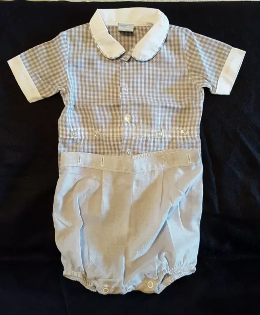 Conjunto vintage JCPENNEY Toddle Time 2 piezas niños gris talla 1 1/2 ropa de bebé
