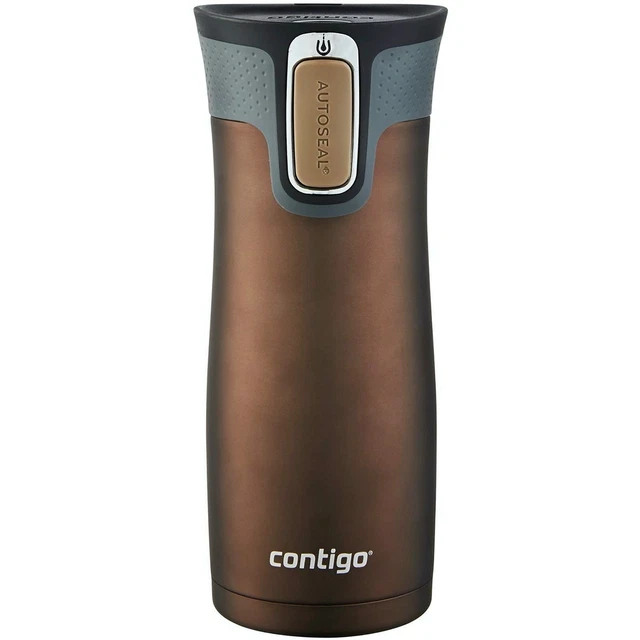 Contigo Autoseal West Loop 2.0 Insulated Travel Mug, Transmatte Latte, 16oz