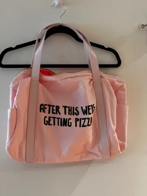 BANDO The Work it Out Gym Bag “After this we’re getting Pizza” Classic Duffle