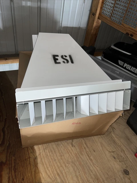 LB White End Diffuser For Indoor Outdoor Heating & Air Circulation