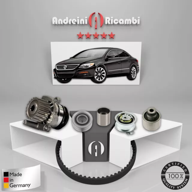 Kit Distribuzione + Pompa Acqua Vw Passat Cc 2.0 Tdi 125Kw 170Cv 2008 ->