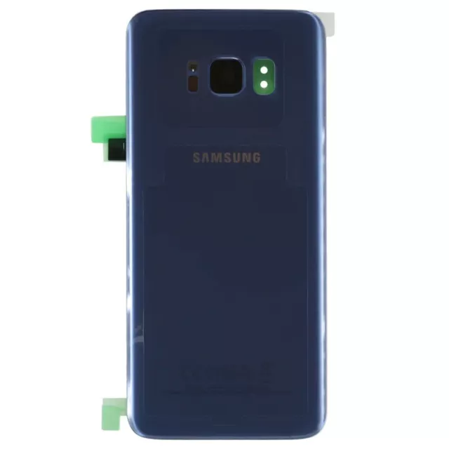 Samsung Galaxy S8+ (Plus) Akkudeckel Backcover Blau Rückseite Premium