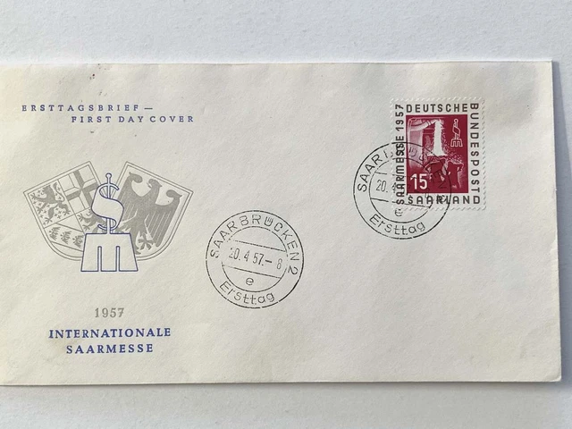 Saarland Nr. 400 auf Ersttagsbrief / FDC  #129124