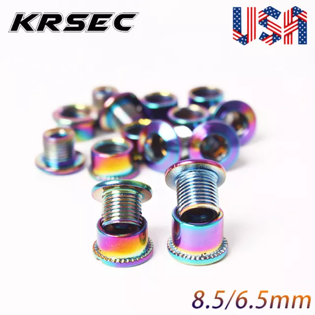 KRSEC MTB Road Bike Single Double Chainring Bolts Sprocket Chainwheel Screws