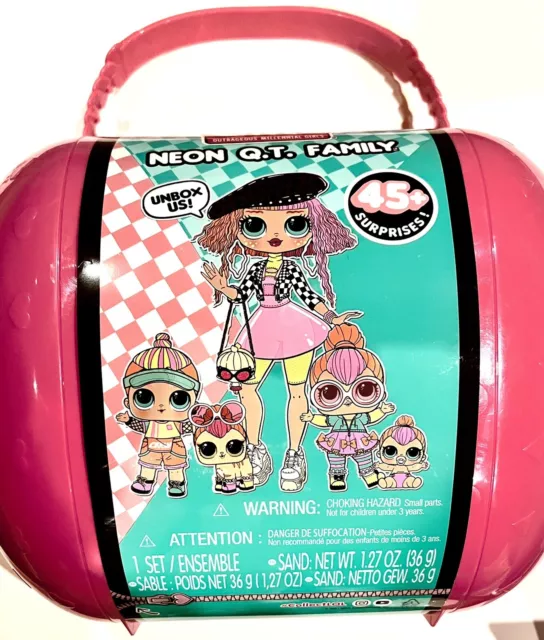 LOL SURPRISE OMG Neon QT Family Pack Dolls & Pet Set 45+ LIMITED ...
