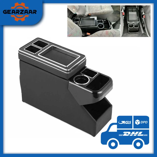 Accessori Interni Volkswagen Console Centrale Per VW T5 T6 T6.1 - Con Portabicchieri, USB, Luci LED, Organizzatore Console Centrale VW T5 - Foto 13