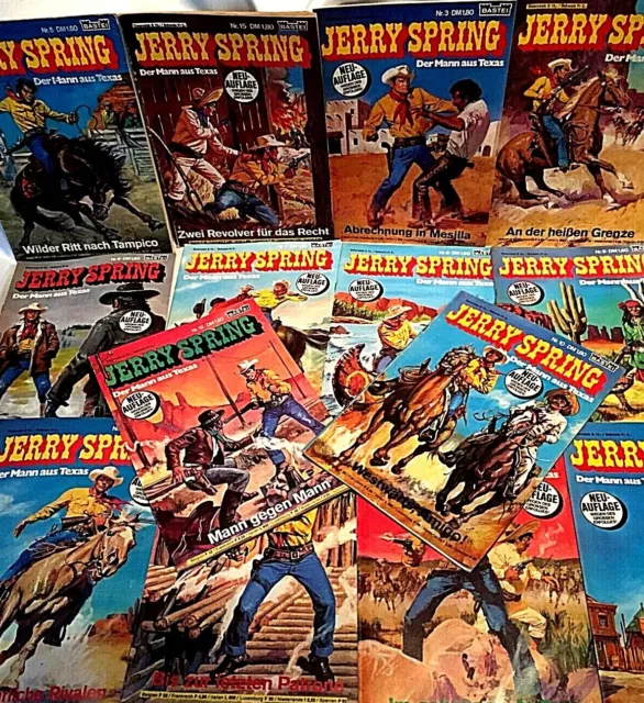 Comic aussuchen JERRY SPRING Der Mann aus Texas Nr.1 bis 16 BASTEI Verlag Heft