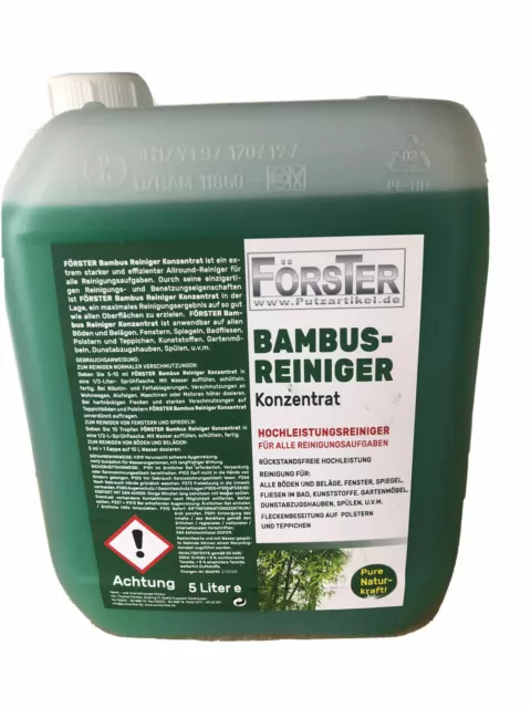 Förster Bambus Allesreiniger Hochleistungsreiniger Konzentrat 5 Liter Kanister