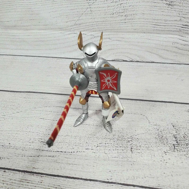 NWT Papo Castle & Knights Series 2001 Jousting Knight Figurine Medieval 3"