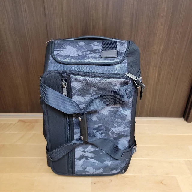 Tumi 64L Luggage Suitcase Carry Case Camo Gray 25.59x14.57x13.58in. Travel Used