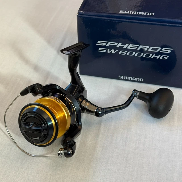 SHIMANO 21 Spheros SW 6000HG Spinning Reel – Made In Japan, Brand