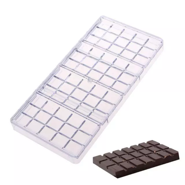 Polycarbonate Chocolate Bar PC Molds Candy Sugarcraft Clear Hard Plastic Mould