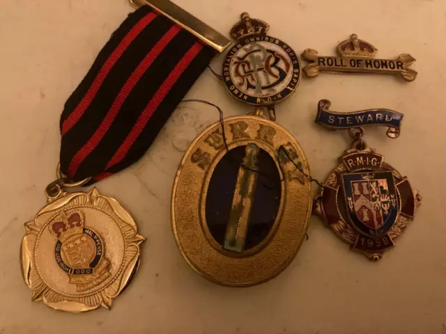 Vintage Masonic/ROAB Medals/Badges 3