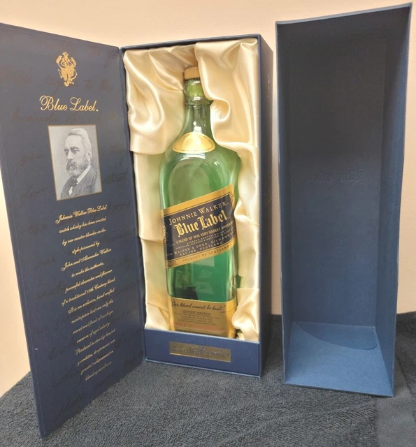 JOHNNIE WALKER BLUE Label Scotch Whisky Bottle 750ML (Short Bottle) £23