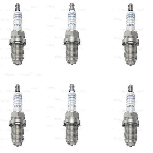 6 Bosch Zündkerzen FGR 8 KQE für BMW Z3 Ford Galaxy Seat Toledo II VW Golf  Bora