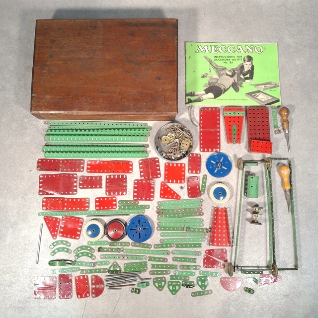 Lot De 2 Boîtes Meccano N1M Et N2M – Vintage Made In England