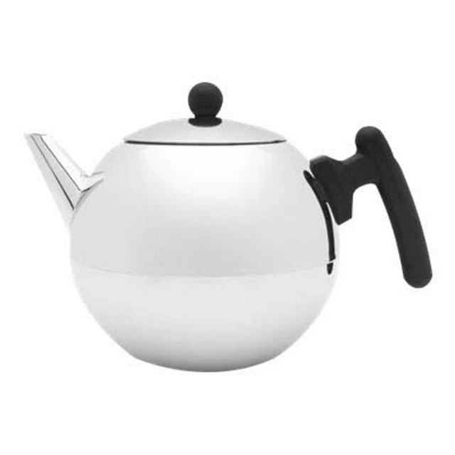 bredemeijer Teekanne Bella Ronde silber, schwarz 1,2 l