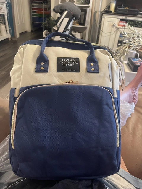 Living Traveling Share From Yours Nice To Meet You Diaper Backpack
