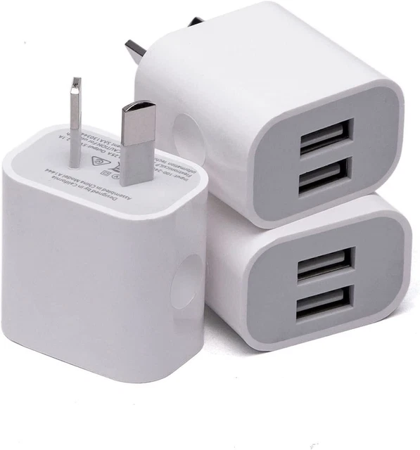 Universal Travel 5V 3A Dual USB AC Fast Wall Charger Power Adapter AU Plug Phone