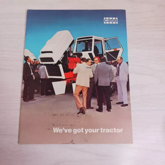 Vintage 1970s Case Tractor Booklet Mailer Advertising
