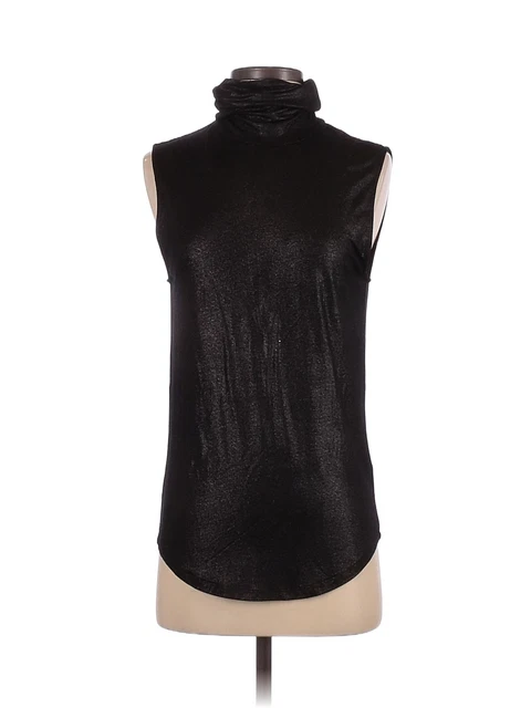 Majestic Paris for Neiman Marcus Women Black Sleeveless Top 4