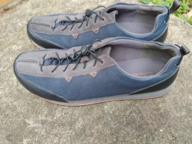 Quality Clarks Ortholite Blue Shoes Size 10 G