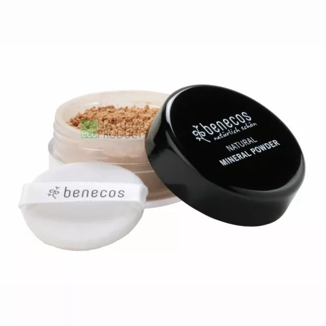 Benecos Natural Loose Mineral Powder Medium Beige 10g